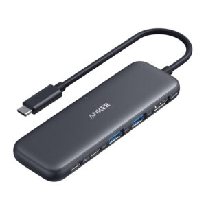 Anker USB C Hub, 5-in-1 USBC to HDMI Splitter with 4K Display, 1 x Powered USB-C 5Gbps & 2×Powered USB-A 3.0 5Gbps Data Ports for MacBook Pro, MacBook Air, Dell and More